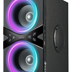 Bluetooth Speakers, Wireless TWS Portable Speaker with Lights,100dB Loud Subwoof